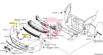 NISSAN 01553-2DR9A - CLIP