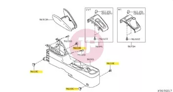 NISSAN 01553-2DR9A - CLIP