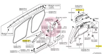 NISSAN 01554-00061 - CLIP