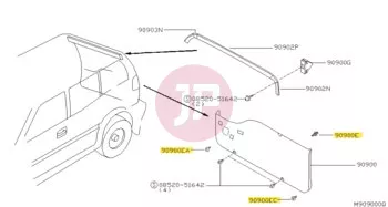 NISSAN 01554-00061 - CLIP
