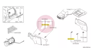 NISSAN 01554-00061 - CLIP