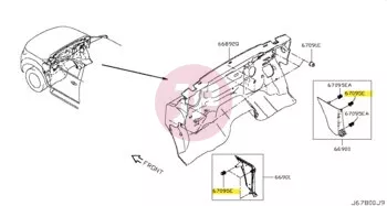 NISSAN 01554-00061 - CLIP