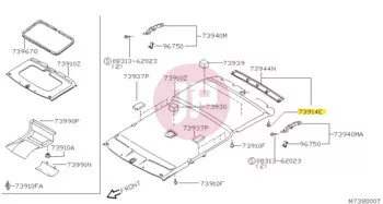 NISSAN 01554-00061 - CLIP