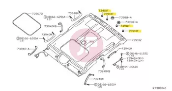 NISSAN 01554-00181 - CLIP-FINISHER