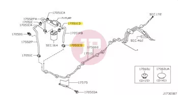 NISSAN 01555-00791 - CLIP