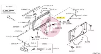 NISSAN 01555-00791 - Drót csőbilincs