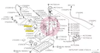 NISSAN 01555-00951 - Drót csőbilincs