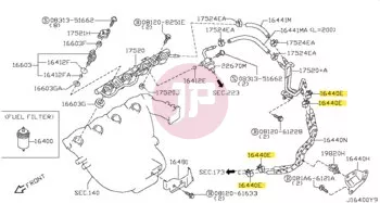 NISSAN 01558-00411 - CLAMP