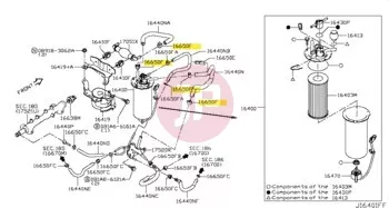 NISSAN 01558-00431 - CLAMP-HOSE