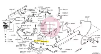 NISSAN 01558-00431 - CLAMP-HOSE