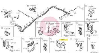 NISSAN 01558-00451 - CLIP