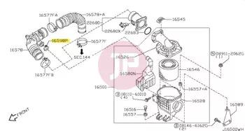 NISSAN 01558-00731 - CLAMP-HOSE