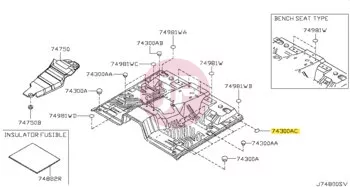 NISSAN 01658-00473 - PLUG