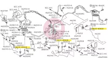NISSAN 08110-8301B - BOLT HEX