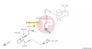 NISSAN 08110-8301B - BOLT HEX