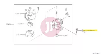 NISSAN 08120-8251F - Hex Bolt with Washer