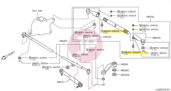 NISSAN 08124-2501A - Hatlapfejű csavar