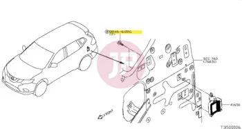 NISSAN 08146-6122G - Hatlapfejű csavar alátéttel