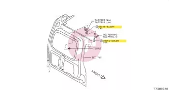 NISSAN 08146-6162H - BOLT-HEX