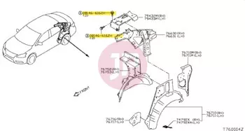 NISSAN 08146-6162H - BOLT-HEX
