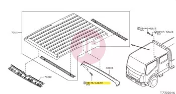 NISSAN 08146-6162H - BOLT-HEX
