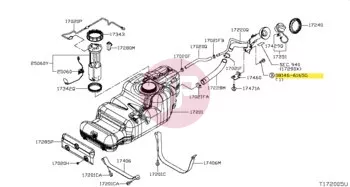 NISSAN 08146-6165G - BOLT HEX