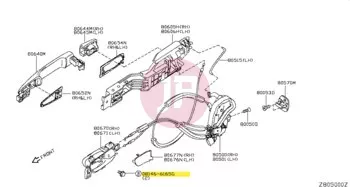 NISSAN 08146-6165G - BOLT HEX