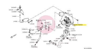 NISSAN 08156-62533 - BOLT-HEX
