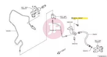 NISSAN 08156-8201F - Hatlapfejű csavar alátéttel