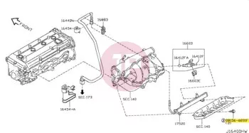 NISSAN 08156-8201F - Hatlapfejű csavar alátéttel