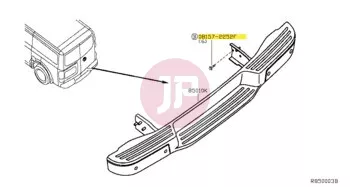 NISSAN 08157-2252F - BOLT-HEX