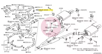 NISSAN 081A0-6161A - BOLT
