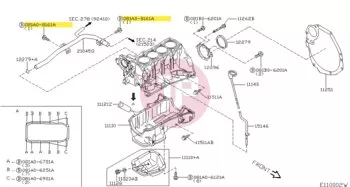 NISSAN 081A0-8161A - BOLT-FLANGE