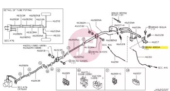 NISSAN 081A0-8301A - BOLT-FLANGE