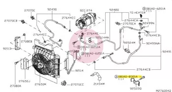 NISSAN 081A0-8301A - BOLT-FLANGE