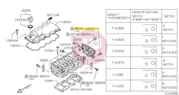 NISSAN 081A6-6201A - BOLT-FLG,HEXGON