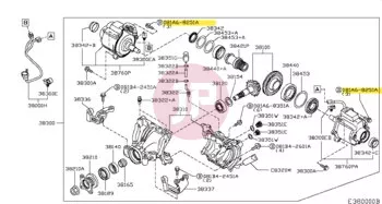NISSAN 081A6-8251A - Hatlapfejű karimás csavar
