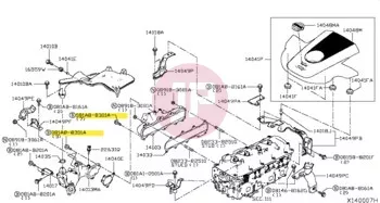 NISSAN 081A8-8301A - BOLT