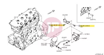 NISSAN 081A8-8301A - BOLT