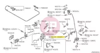 NISSAN 08330-5102A - SCREW-MACHINE