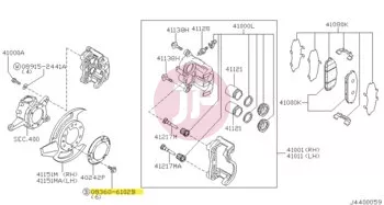 NISSAN 08360-6102B - SCREW-MACHINE