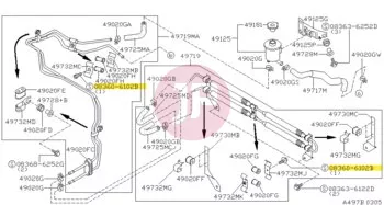 NISSAN 08360-6102B - SCREW-MACHINE