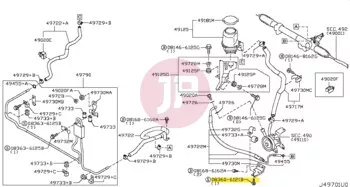 NISSAN 08360-6121B - Csavar