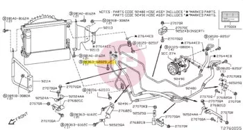 NISSAN 08363-62025 - Hatlapfejű csavar alátéttel
