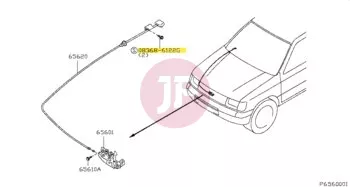 NISSAN 08368-6122G - SCR-HEX HD,PP W