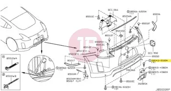 NISSAN 08543-5102A - SCREW-TAPPING