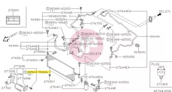 NISSAN 08543-5102A - SCREW-TAPPING