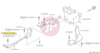 NISSAN 08543-51242 - Self-Tapping Screw