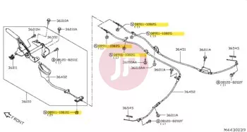 NISSAN 08911-1082G - NUT-HEX