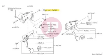 NISSAN 08912-74010 - Csavaranya